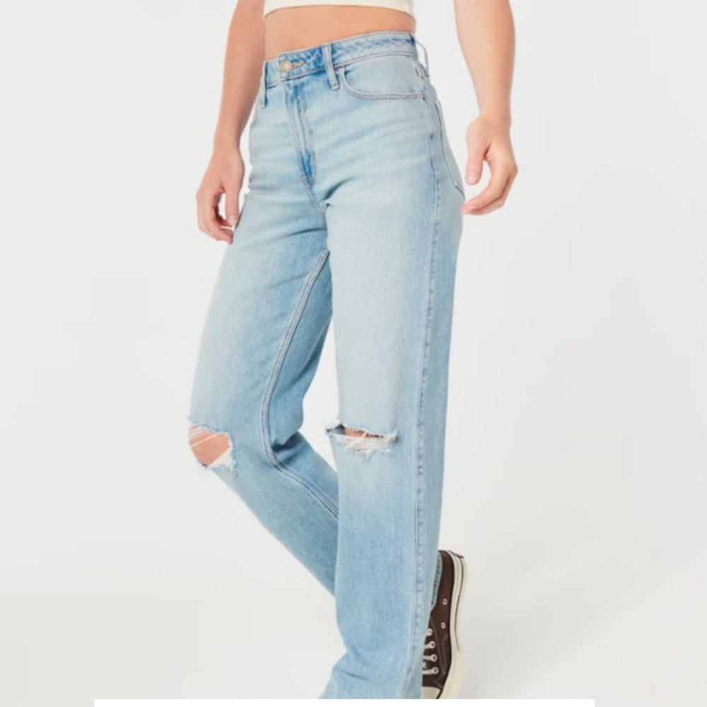 Brand new Hollister dad jeans